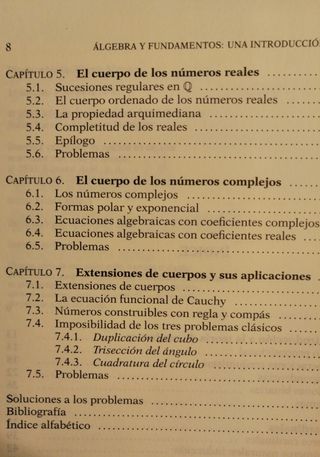 Libro: "Álgebra y fundamentos: una introducción"