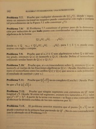 Libro: "Álgebra y fundamentos: una introducción"