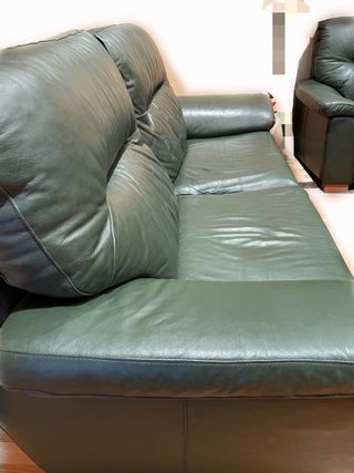 Sofas de piel de calidad en perfecto estado