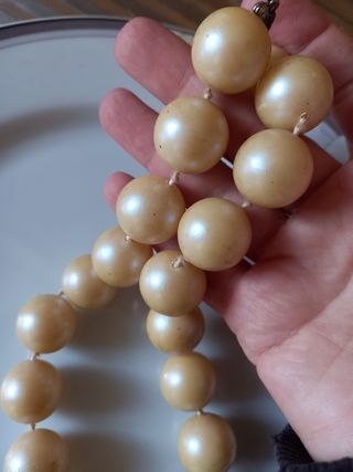 Collier vintage maxi perle