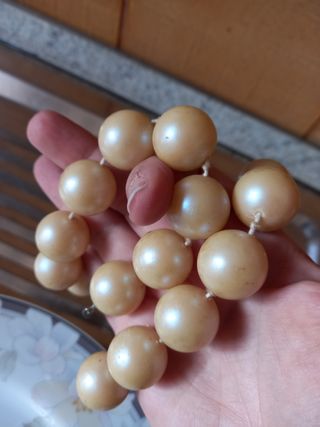 Collier vintage maxi perle