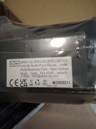 Tóner de impresora dos piezas