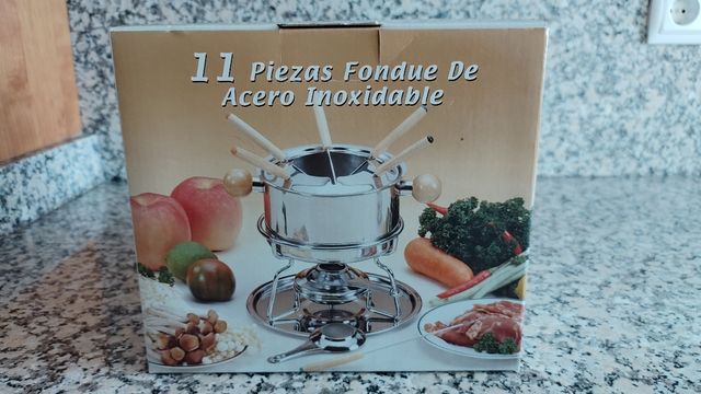 Fondue de acero inoxidable