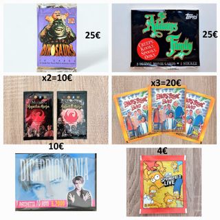 Lote de cromos vintage