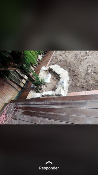 mampostería acabado en piedra natural albañil