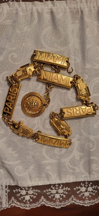 Cinturon/collar versace original