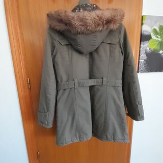 Chaquetón verde mujer