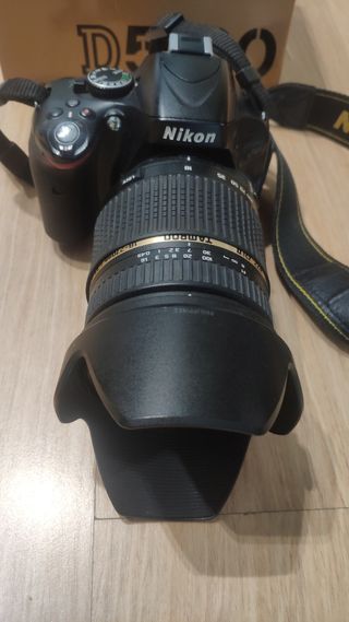 Cámara Nikon 5100+Objetivo Tamron 18-270