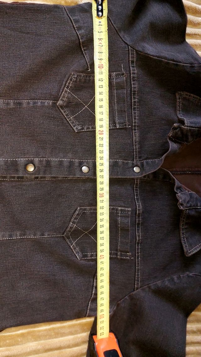 Cazadora marrón vaquera talla 44