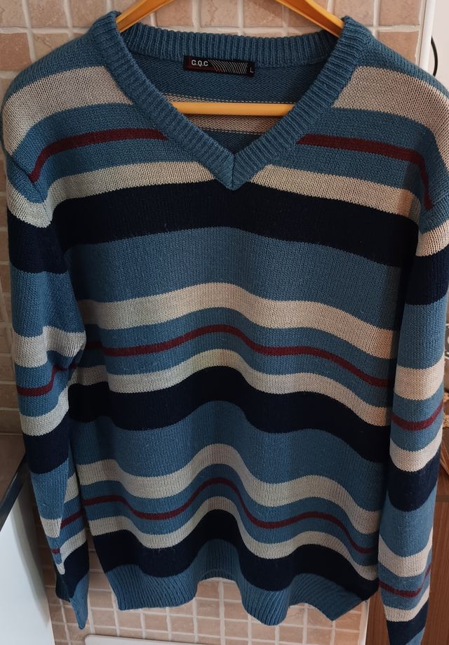 Pullover a righe da uomo tg.L