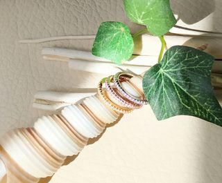 3 ANILLOS de "BRILLANTES" en 3 "OROS"