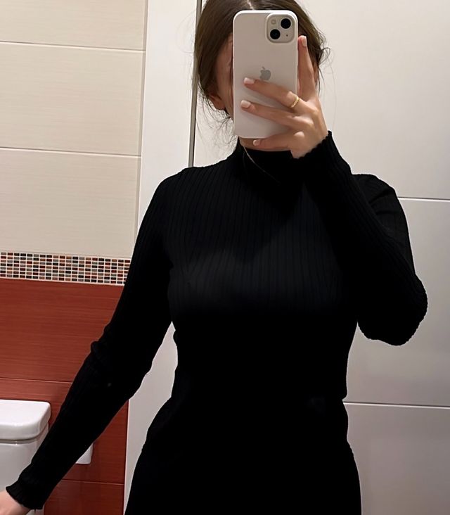 Jersey negro de Bershka