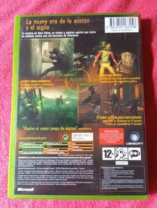 Splinter Cell Pandora Tomorrow Xbox 1