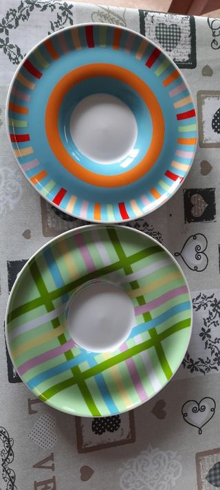 set piattini tazze/tazzine