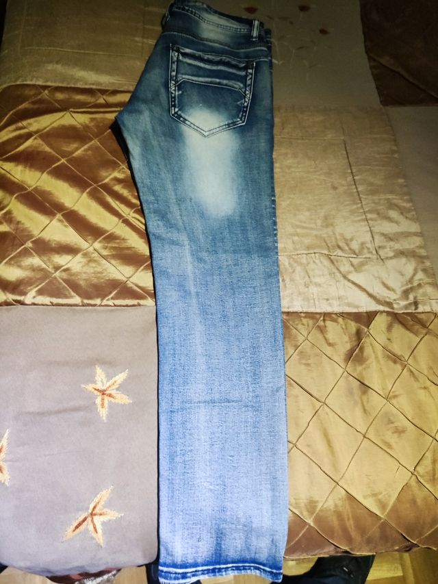 Pantalon stretch color champan 30/30