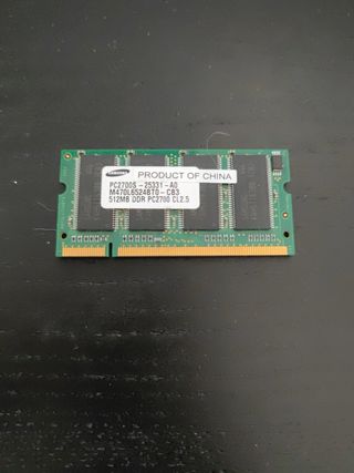 Memoria ram samsung 512mb ddr