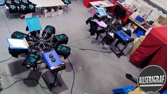 maquina serigrafia 8x8