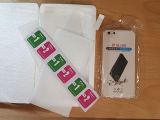 Carcasa iPhone 6 + protectores