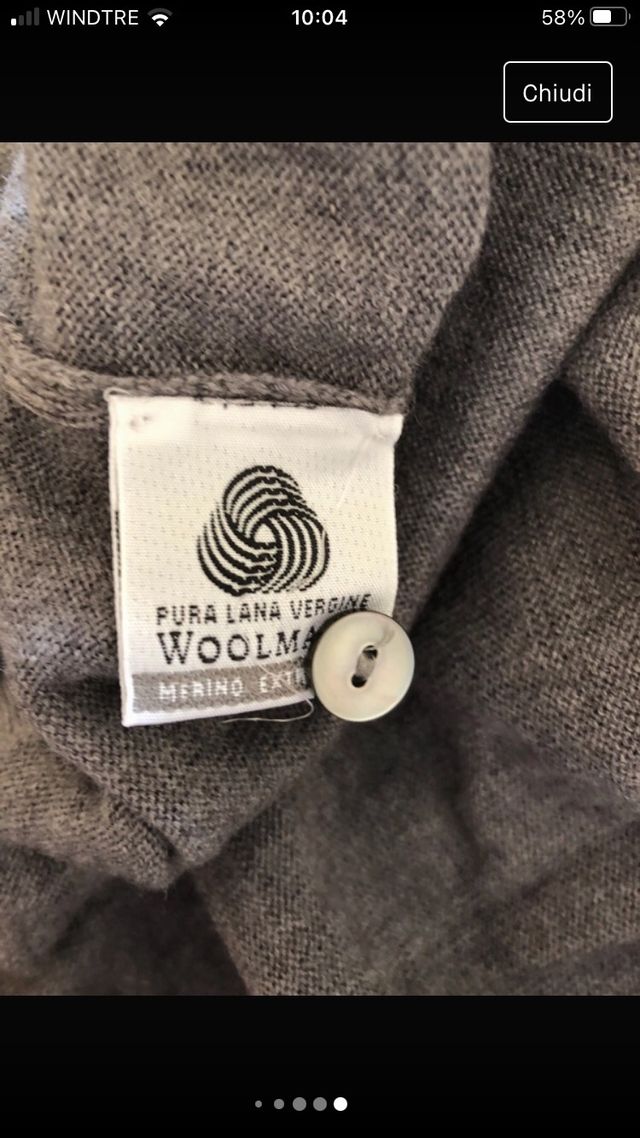 cardigan con bottoni davanti