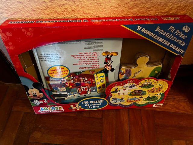 Libro micky con puzzle