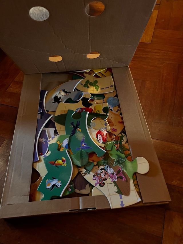 Libro micky con puzzle