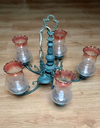 Lampara araña chandellier vintage