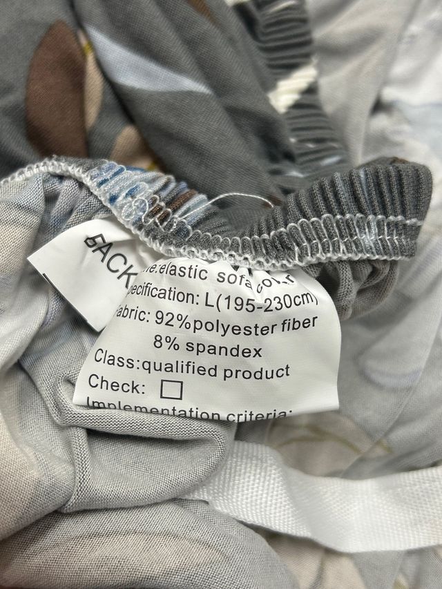 Funda pafa Sofa 1 plaza 195-230cm talla L