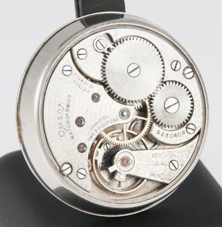 Omega Railway Pocket Watch Steel 57.5 mm