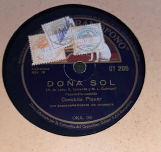 12 Discos gramola antiguos coleccion