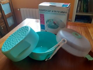 Esterilizador biberones microondas