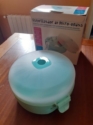 Esterilizador biberones microondas