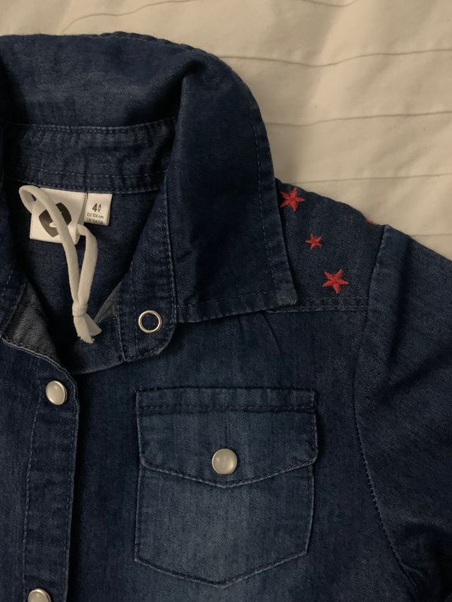 camisa vaquera niño/ niña nueva T 4