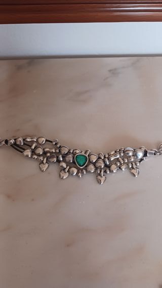 collar, pulsera, pendientes y anillo Ciclón.JOSCA