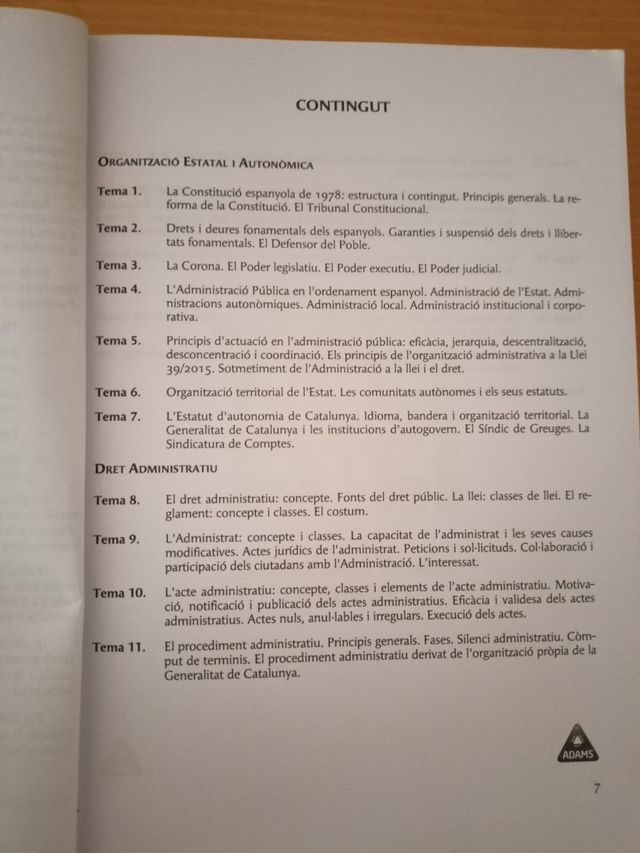 Oposiciones Auxiliar Administratiu