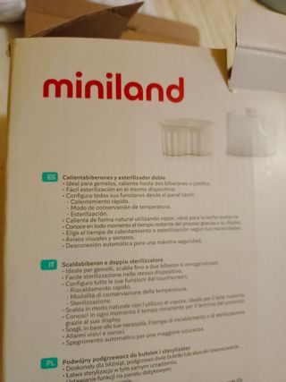 Calienta biberones miniland