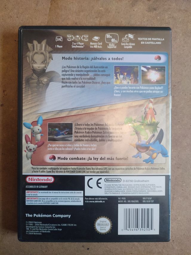 Pokémon Colosseum + Box Rubino e Zaffiro PAL ESP