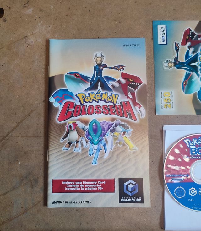 Pokémon Colosseum + Box Rubino e Zaffiro PAL ESP