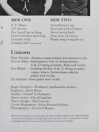 LP Unicorn - Uphill All The Way