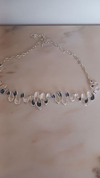 Collar, pulsera y pendientes de acero.JOSCA