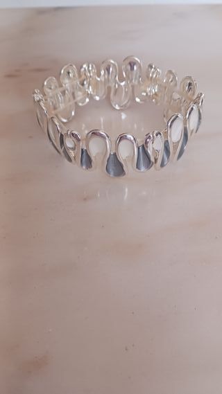 Collar, pulsera y pendientes de acero.JOSCA