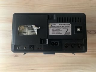 Mini TV portatil vintage