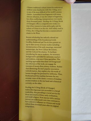 Teaching the I Ching / Researches on the I Ching