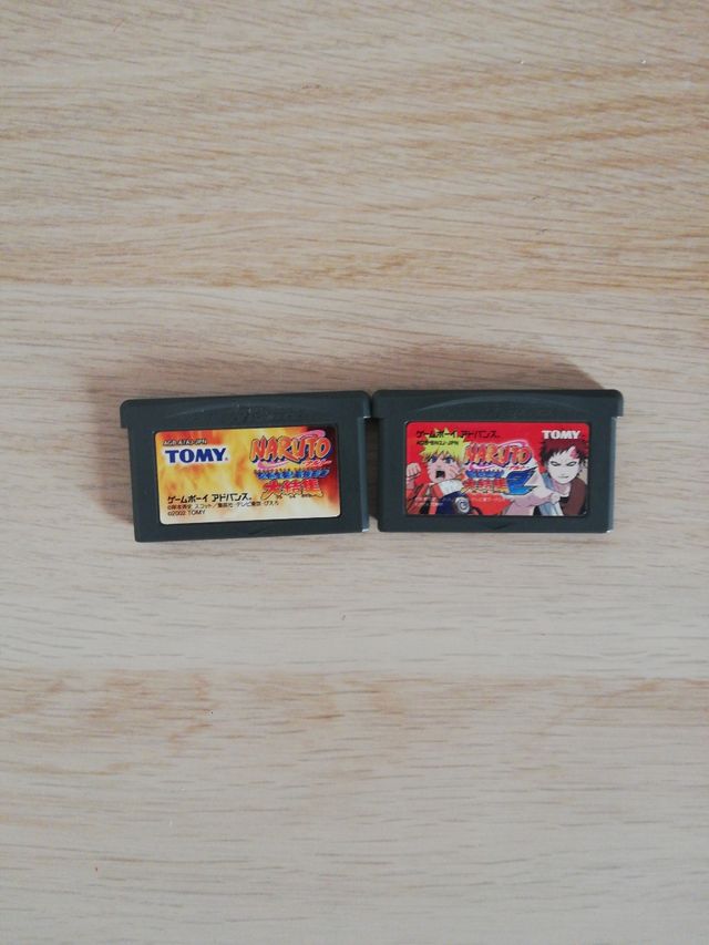 Dos juegos de Naruto para Gameboy