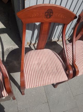 Sillas de madera vintage