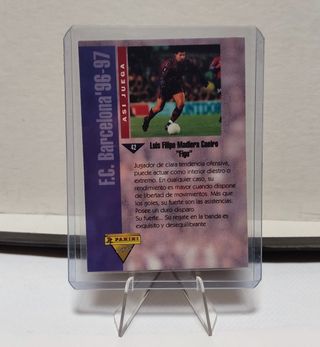 FIGO FC BARCELONA 96-97 PANINI