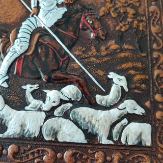 Álbum fotos antiguo sin usar cuero Quijote