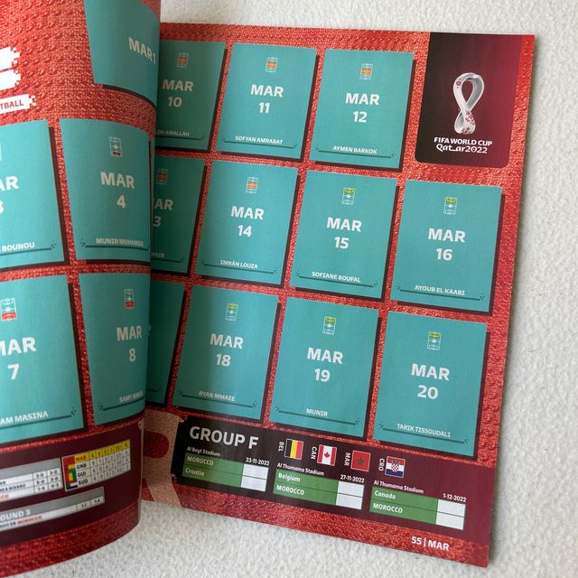 Lote álbum + 10 cromos Fifa World Cup 2022 Panini