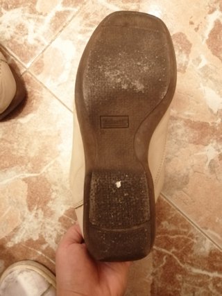 Zapatos blanco roto hombre