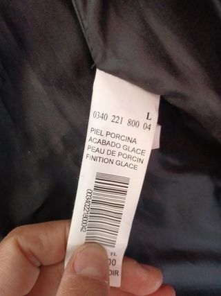 Chaquetón piel