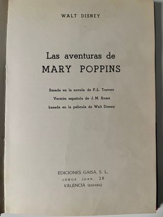 Las aventuras de Mary Poppins